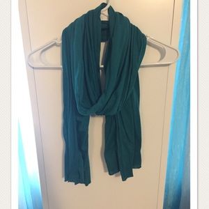 Teal / Deep Sea foam green scarf